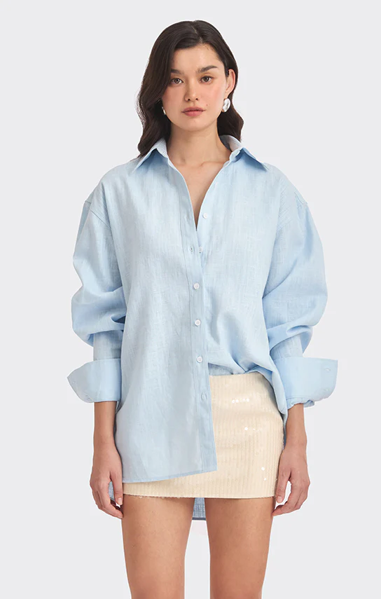 Oversized Linen Shirt - Image 2