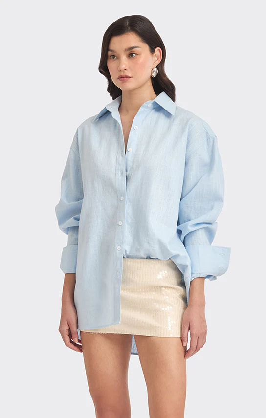 Oversized Linen Shirt - Image 4