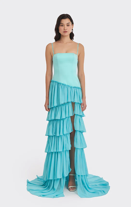 Ruffle Layered Maxi Dress - Image 4