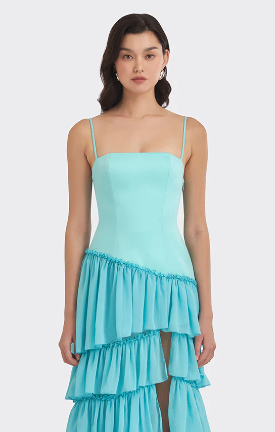 Ruffle Layered Maxi Dress - Image 5