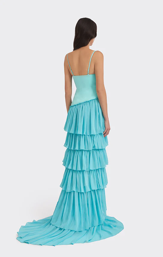 Ruffle Layered Maxi Dress - Image 7