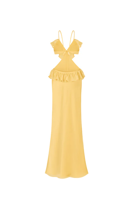 Ruffle Maxi Slip Dress - Image 16