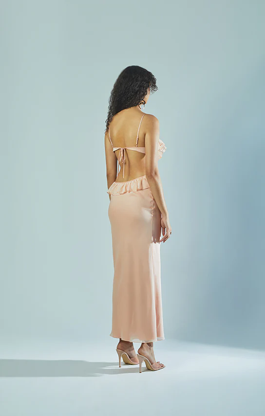 Ruffle Maxi Slip Dress - Image 18