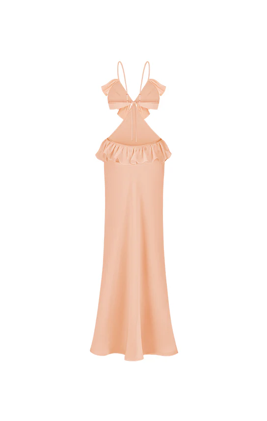 Ruffle Maxi Slip Dress - Image 24