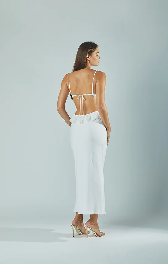 Ruffle Maxi Slip Dress - Image 28
