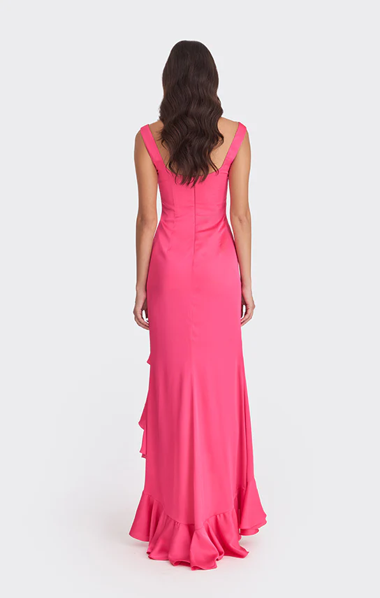 Ruffle Slit Maxi Dress - Image 10