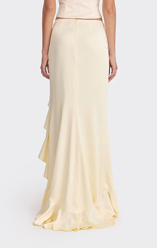 Ruffle Slit Maxi Skirt - Image 3