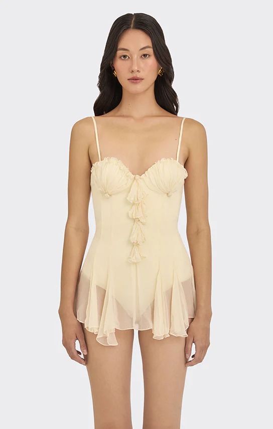 Shell Bodysuit Mini Dress - Image 2