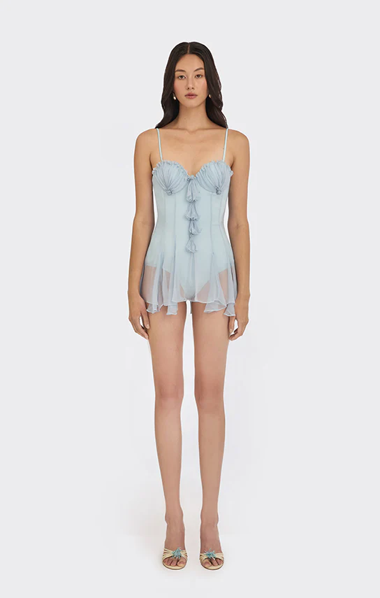 Shell Bodysuit Mini Dress - Image 3