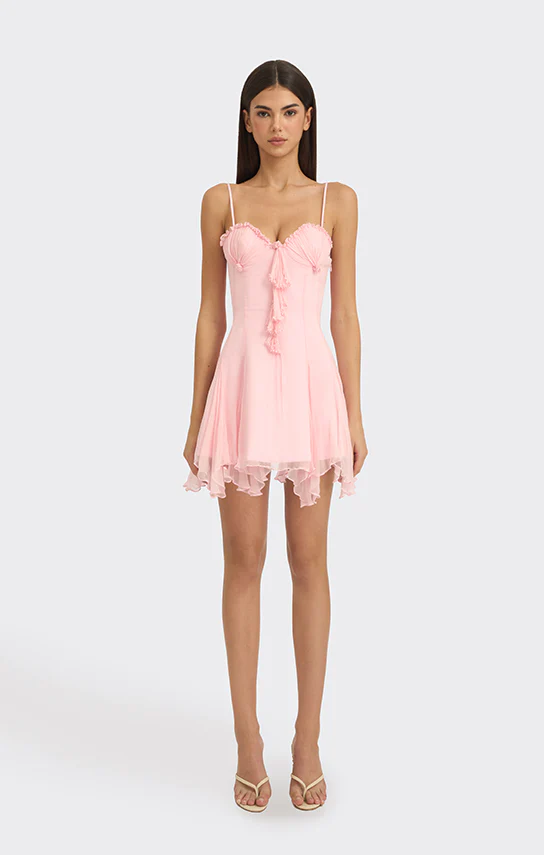 Shell Corset Mini Dress