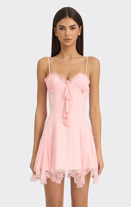 Shell Corset Mini Dress - Image 4