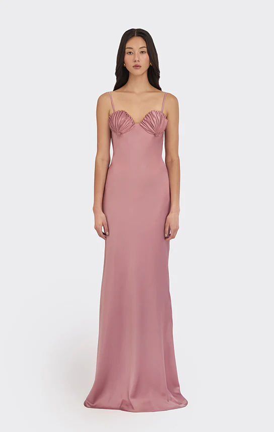 Shell Maxi Slip Dress