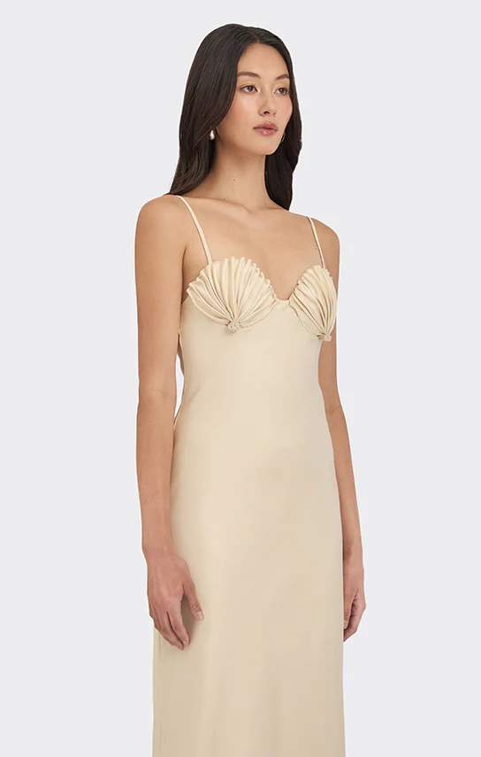 Shell Maxi Slip Dress - Image 10