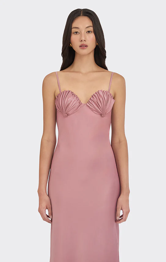 Shell Maxi Slip Dress - Image 2