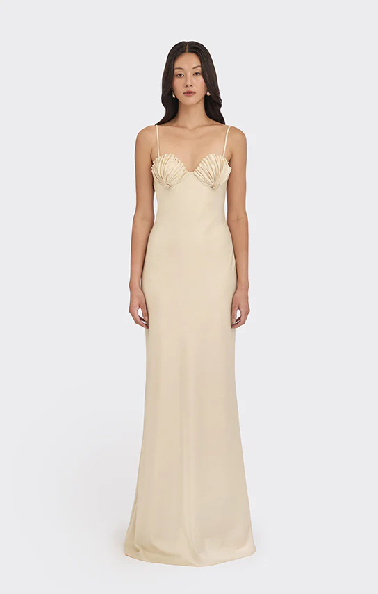 Shell Maxi Slip Dress - Image 7