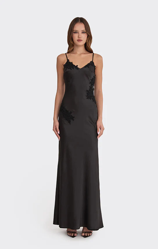 Signature V Neck Maxi Dress (Lace) - Image 11