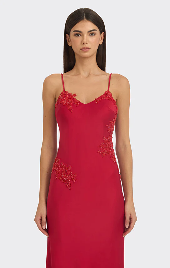 Signature V Neck Maxi Dress (Lace) - Image 3