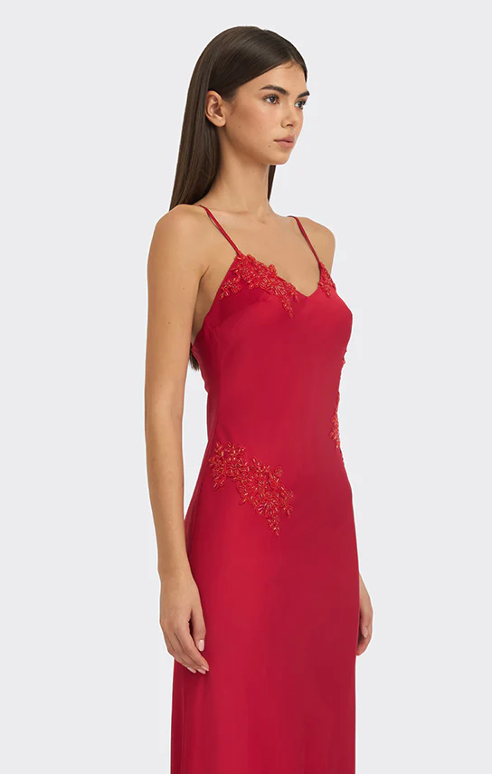 Signature V Neck Maxi Dress (Lace) - Image 4