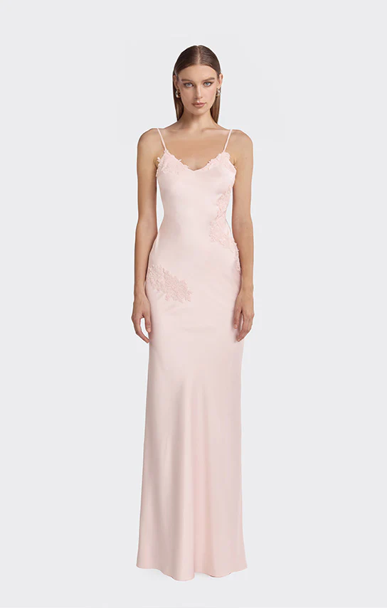 Signature V Neck Maxi Dress (Lace) - Image 8