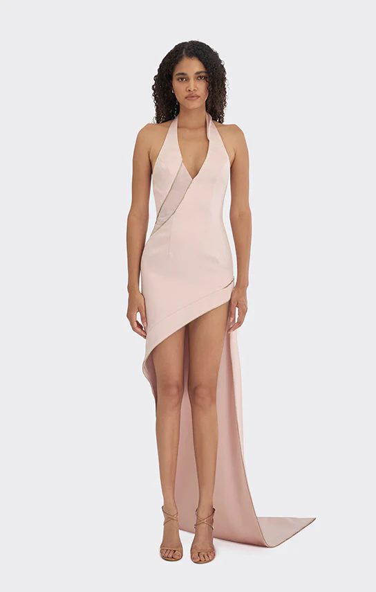 Spiral Asymmetric Zip Maxi Dress - Image 12