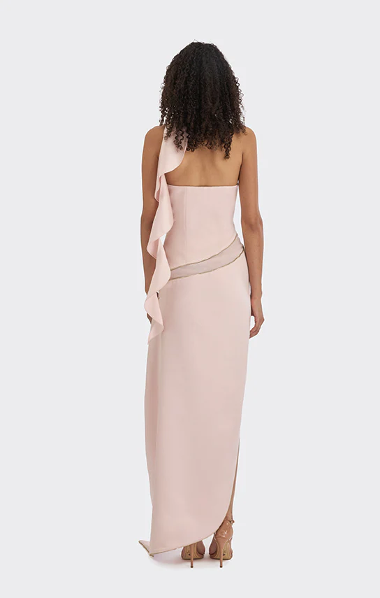 Spiral Asymmetric Zip Maxi Dress - Image 16