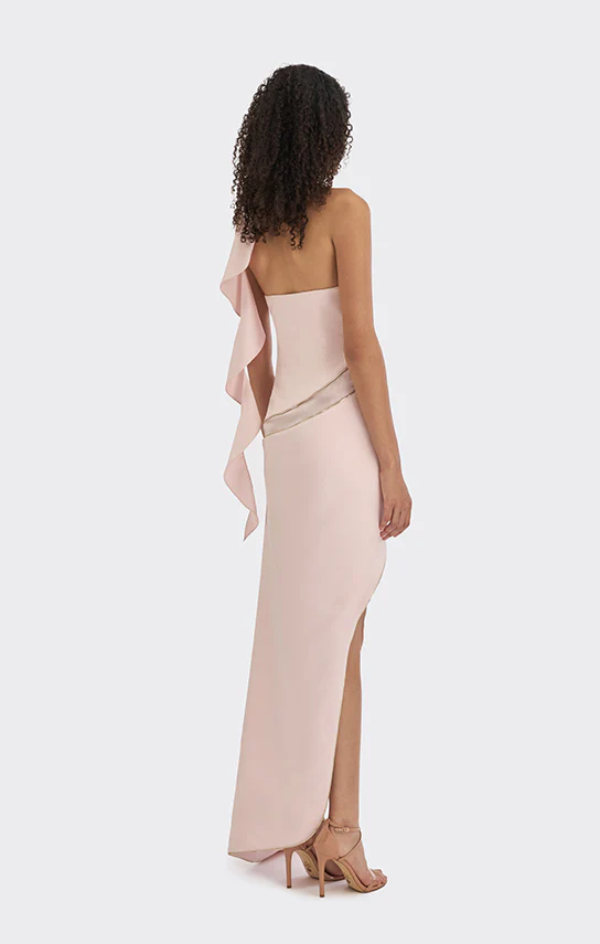 Spiral Asymmetric Zip Maxi Dress - Image 17