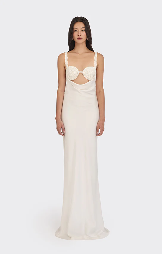 Spiral Cowl Maxi Dress - Image 11