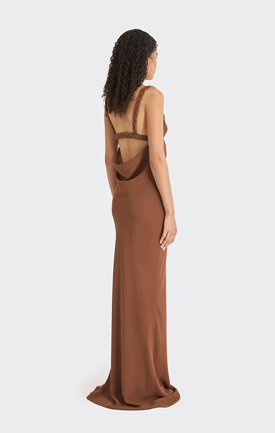 Spiral Cowl Maxi Dress - Image 4