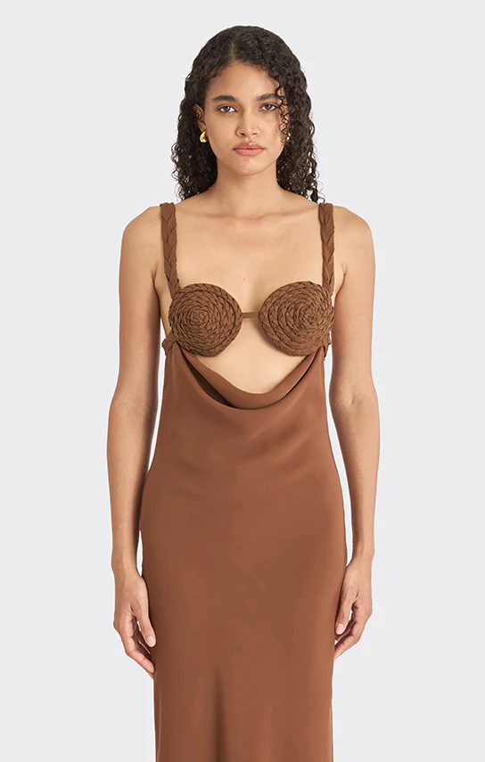 Spiral Cowl Maxi Dress - Image 5