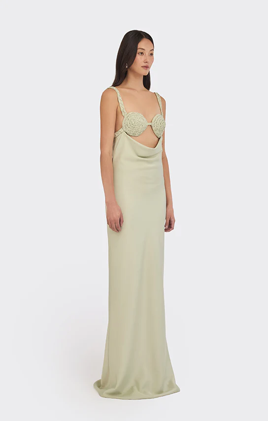 Spiral Cowl Maxi Dress - Image 8