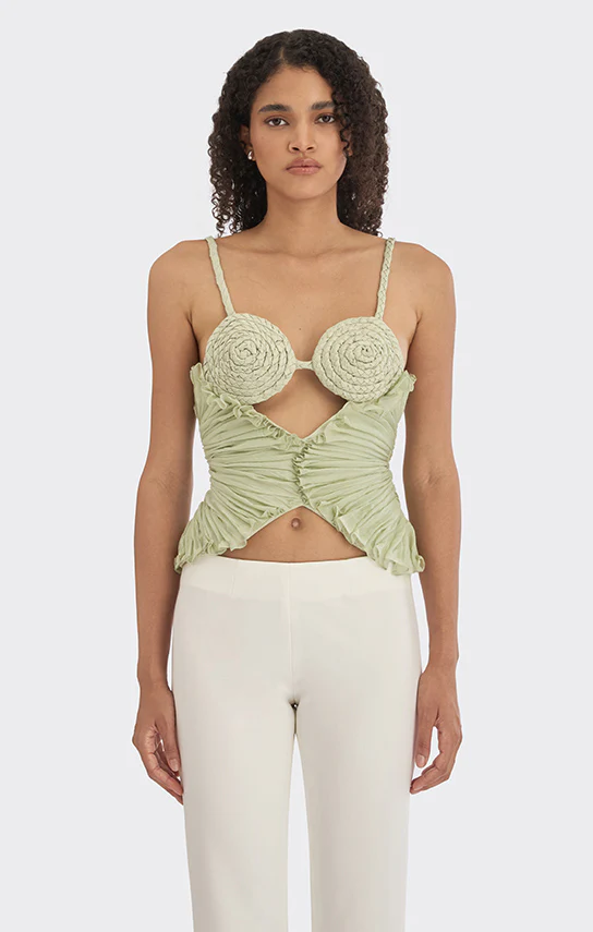 Spiral Lotus Leaf Top - Image 2