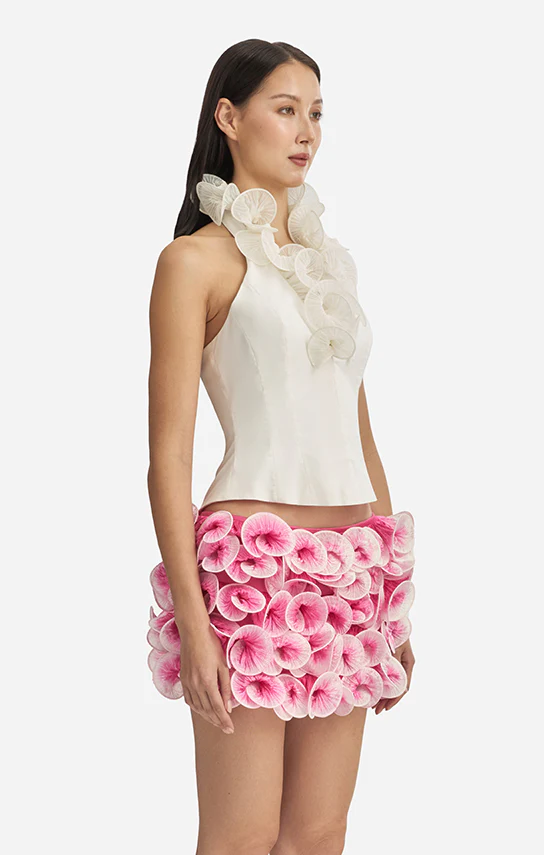 Spiral V Neck Top - Image 3