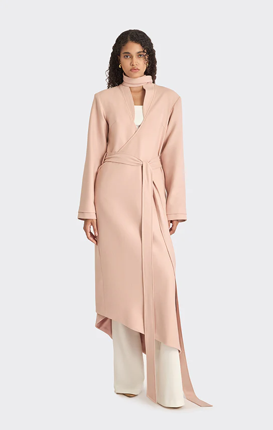 Spiral Wrap Coat
