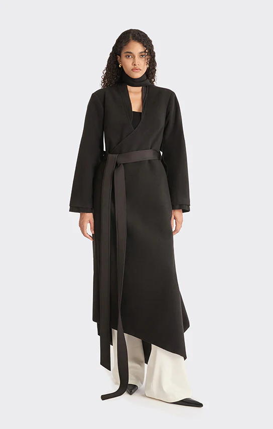 Spiral Wrap Coat - Image 2