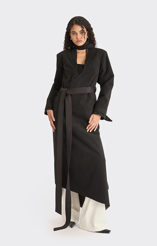 Spiral Wrap Coat - Image 3