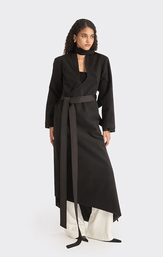 Spiral Wrap Coat - Image 4