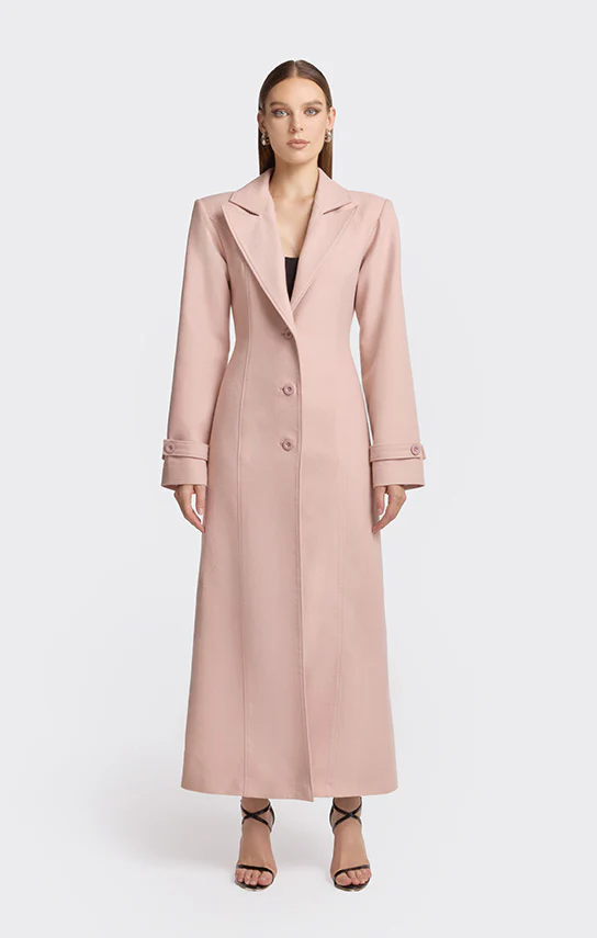 Stolen Single-Breasted Long Coat