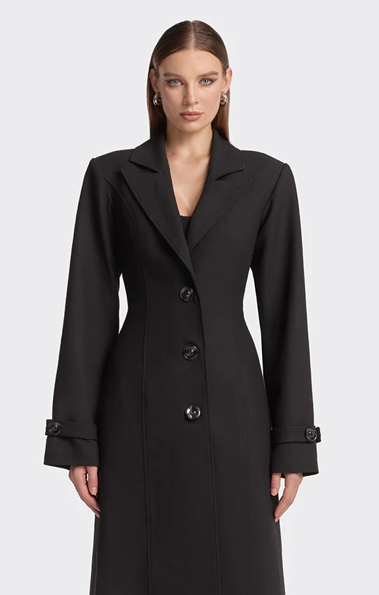 Stolen Single-Breasted Long Coat - Image 14