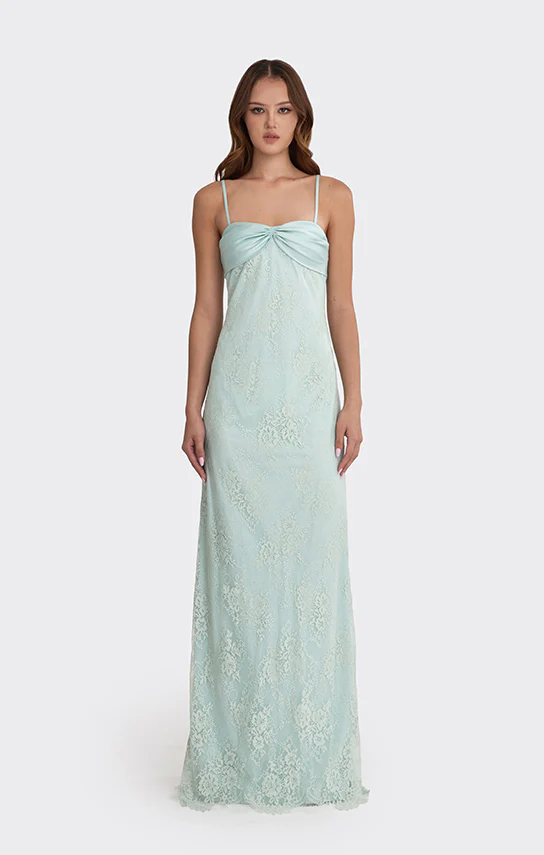 Swan Slip Maxi Dress (Lace)
