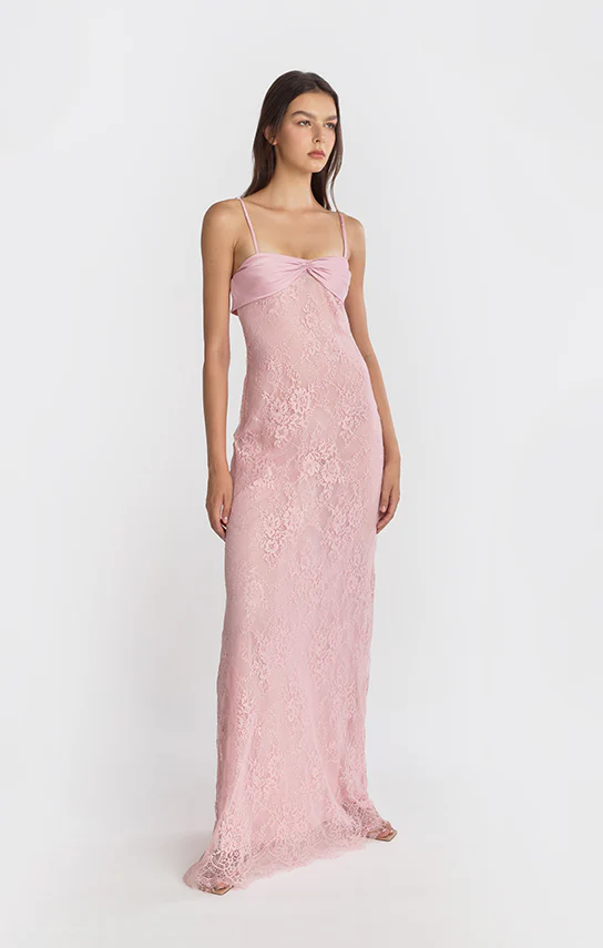 Swan Slip Maxi Dress (Lace) - Image 12
