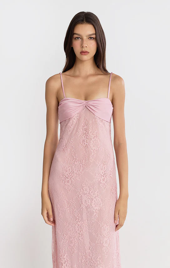 Swan Slip Maxi Dress (Lace) - Image 15