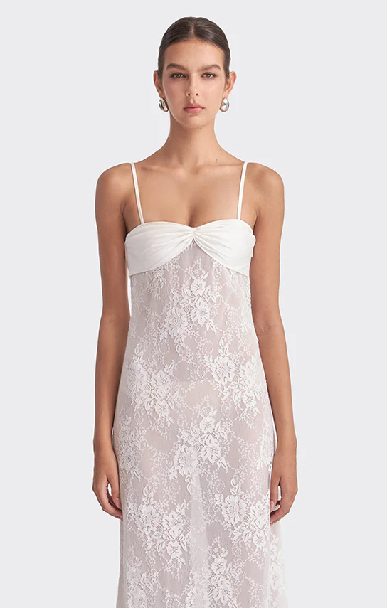 Swan Slip Maxi Dress (Lace) - Image 16