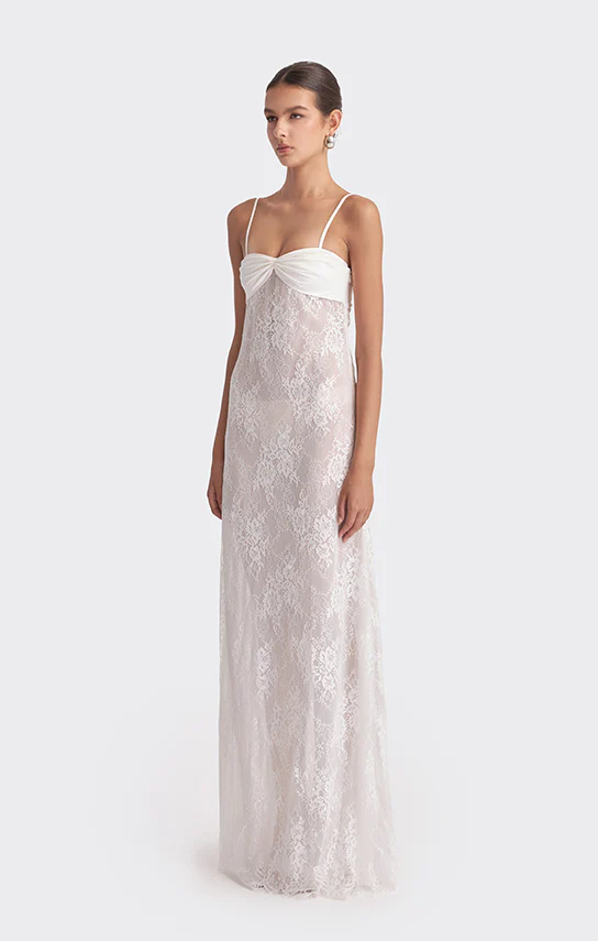 Swan Slip Maxi Dress (Lace) - Image 17