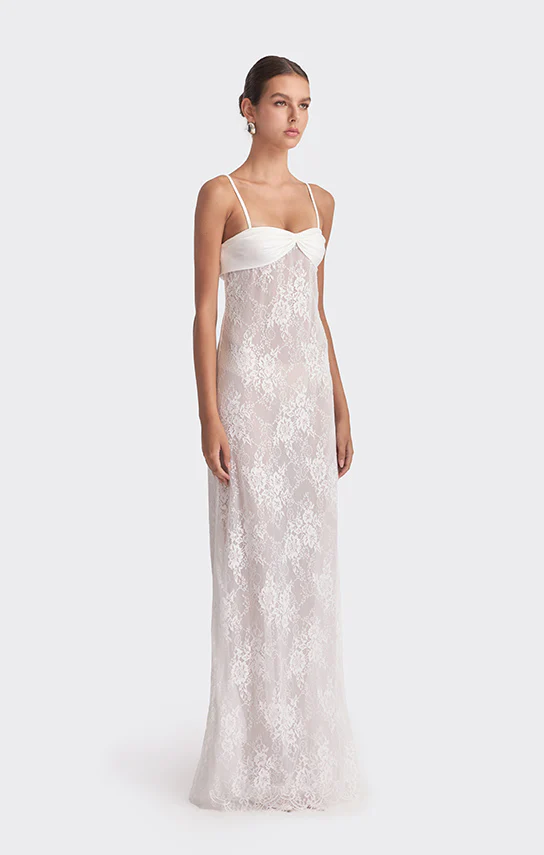 Swan Slip Maxi Dress (Lace) - Image 18