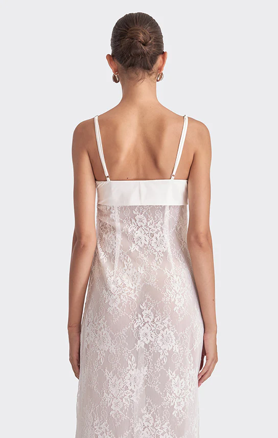 Swan Slip Maxi Dress (Lace) - Image 19