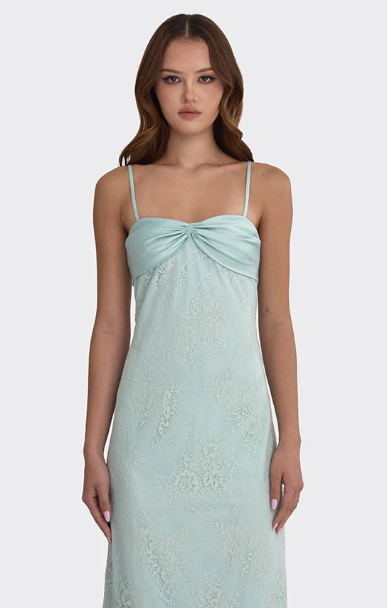 Swan Slip Maxi Dress (Lace) - Image 3