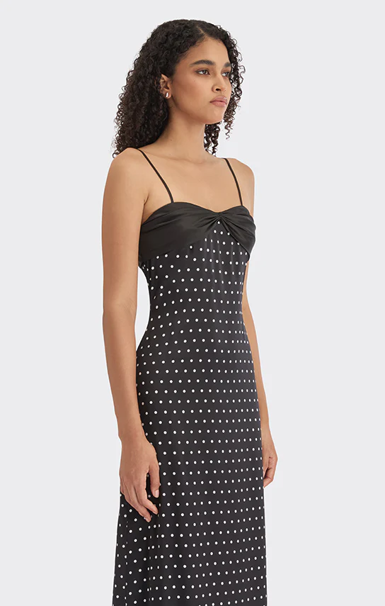 Swan Slip Maxi Dress (Polka Dots) - Image 11