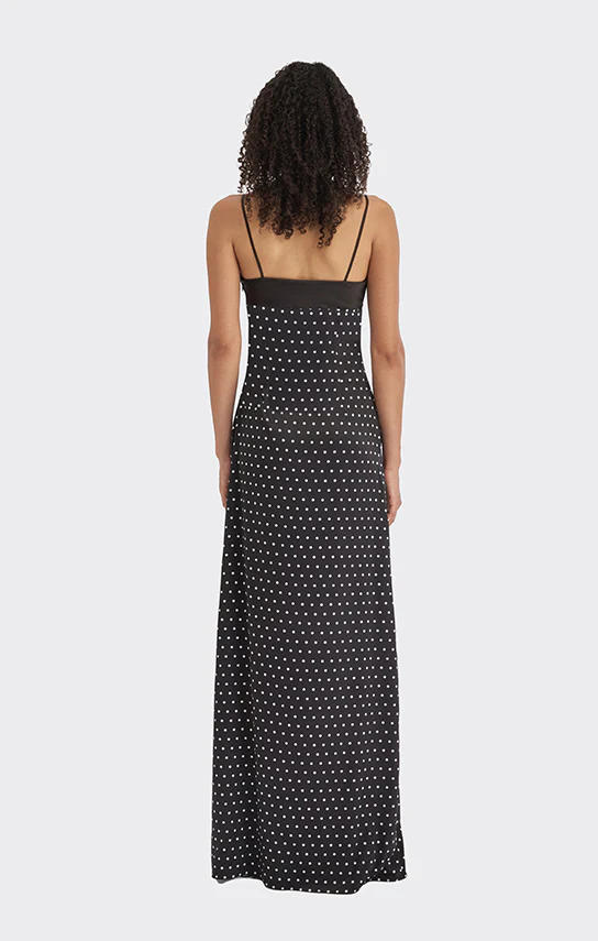 Swan Slip Maxi Dress (Polka Dots) - Image 12
