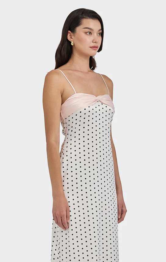 Swan Slip Maxi Dress (Polka Dots) - Image 5
