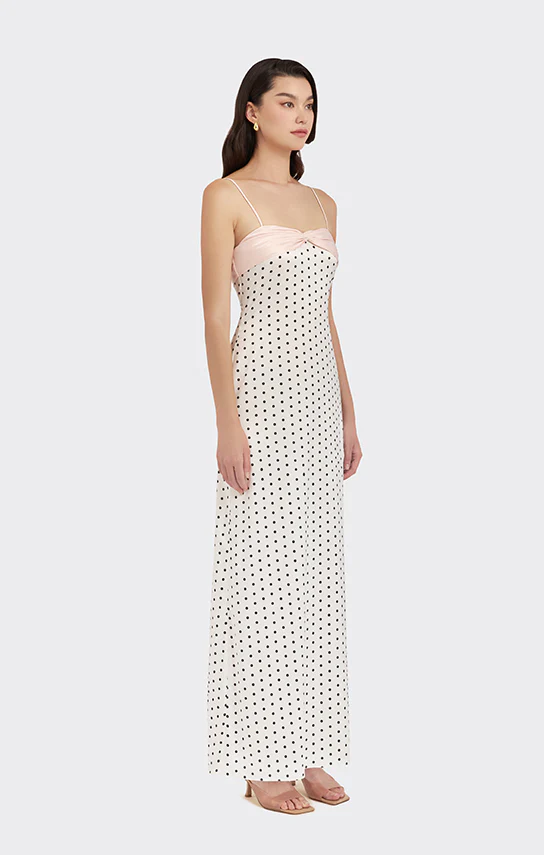 Swan Slip Maxi Dress (Polka Dots) - Image 7
